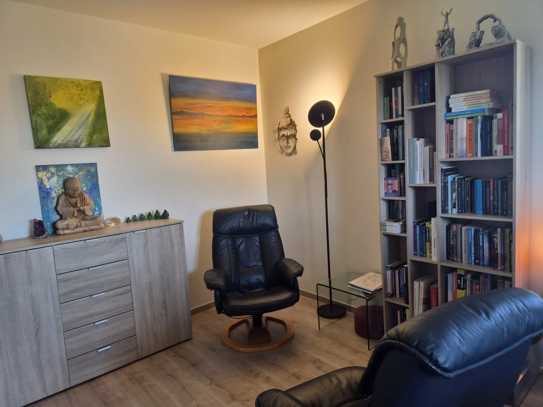 De coachingruimte van Marc in Kuringen